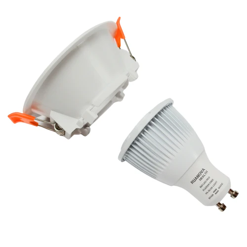 Aro Circular Fijo GU10 Blanco Mate 75mm - Image 3