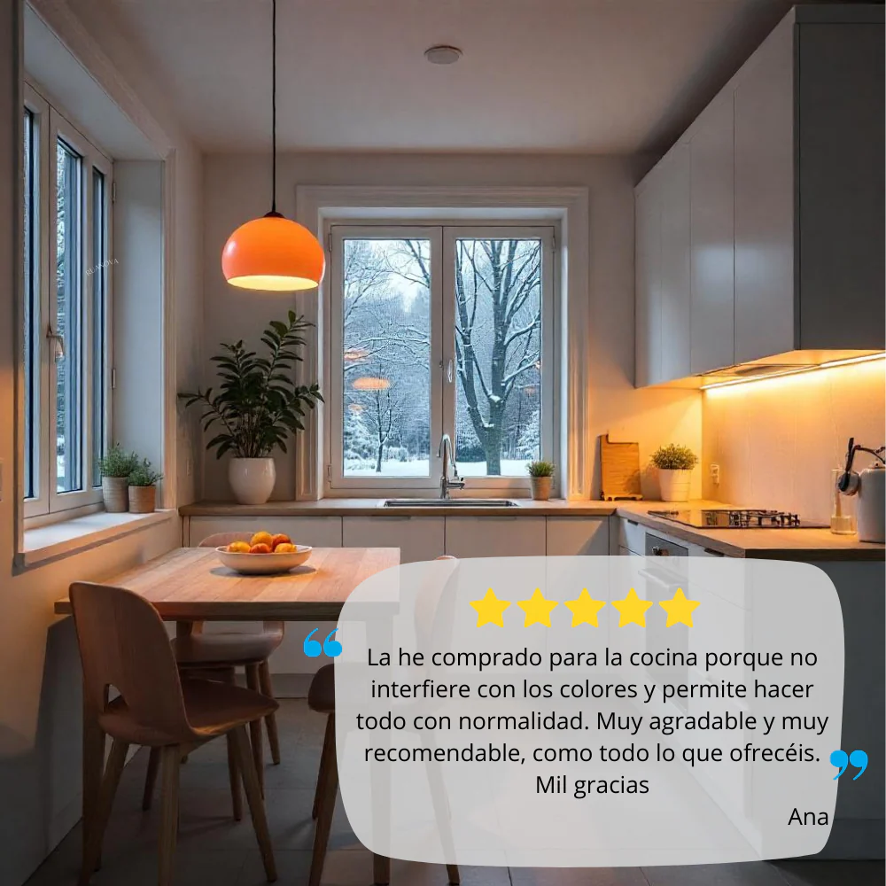 Bombilla BIO LED Luz Naranja 1800K Flicker FREE - E27 - Image 9