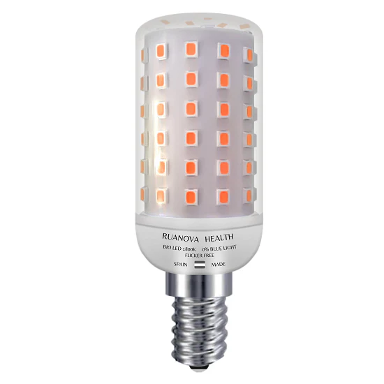 Bombilla BIO LED Luz Naranja 1800K Flicker FREE - E14 - Image 3