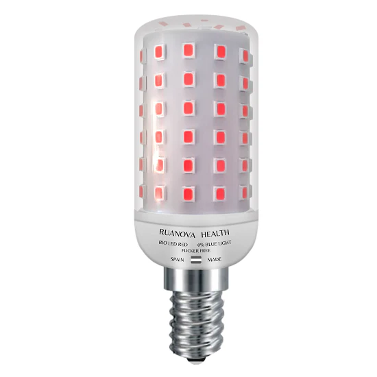 Bombilla BIO LED Luz Roja Flicker FREE - E14 - Image 3