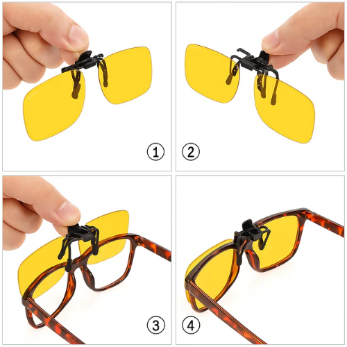 Clip Lentes Amarillas Gafas Graduadas – Bloqueo Luz Azul - Image 5