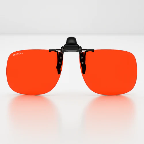Clip Lentes Rojas Gafas Graduadas – Bloqueo Luz Azul - Image 3