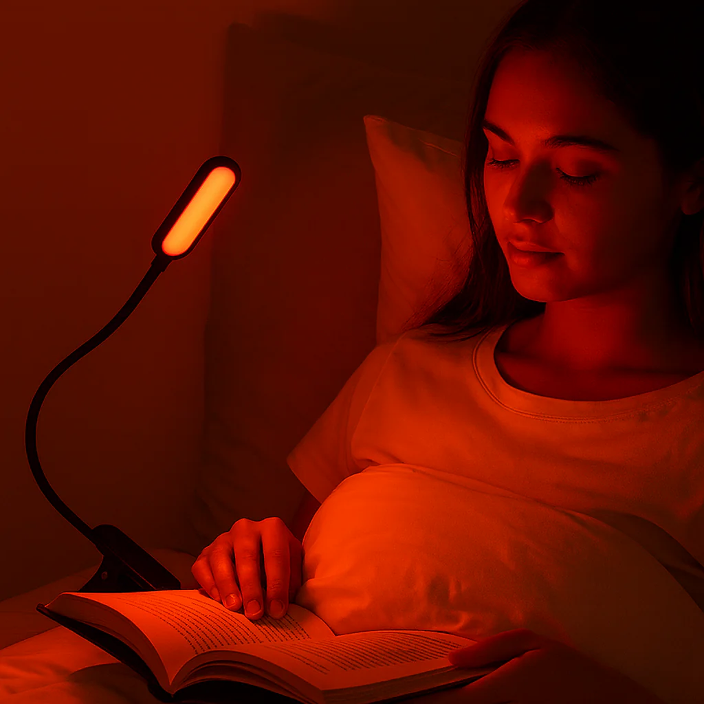 Lámpara de Lectura Luz Roja / Ámbar - Certificada sin Luz Azul - Image 3