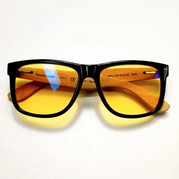 Lentes Amarillas Bambú: Protección Diurna Luz Azul – Cuida tus Ojos y tu Sueño - Image 10