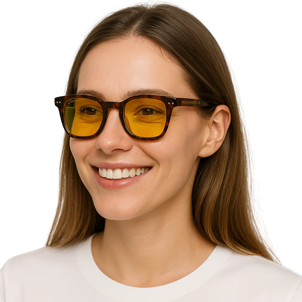 Lentes Amarillas Carey Bloqueo Luz Azul – Mejora tu Sueño y Salud - Image 6