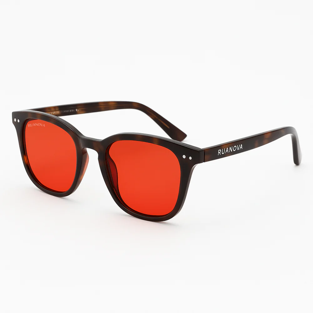 Lentes Rojas Carey Bloqueo Luz Azul – Mejora tu Sueño y Salud - Image 3