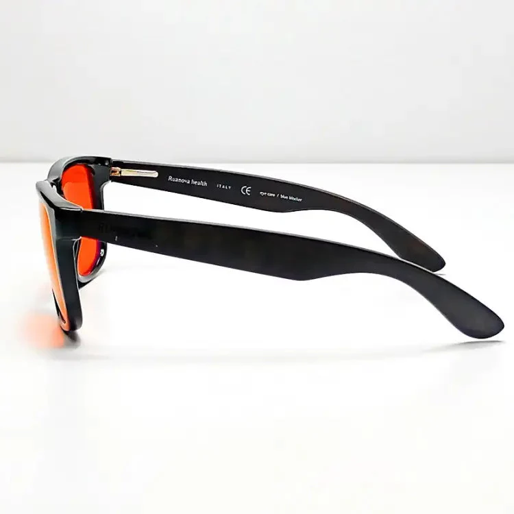 Lentes Rojas Ébano: Bloqueo Luz Azul – Mejora tu Sueño y Salud - Image 5