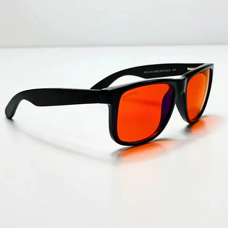 Lentes Rojas Ébano: Bloqueo Luz Azul – Mejora tu Sueño y Salud - Image 6