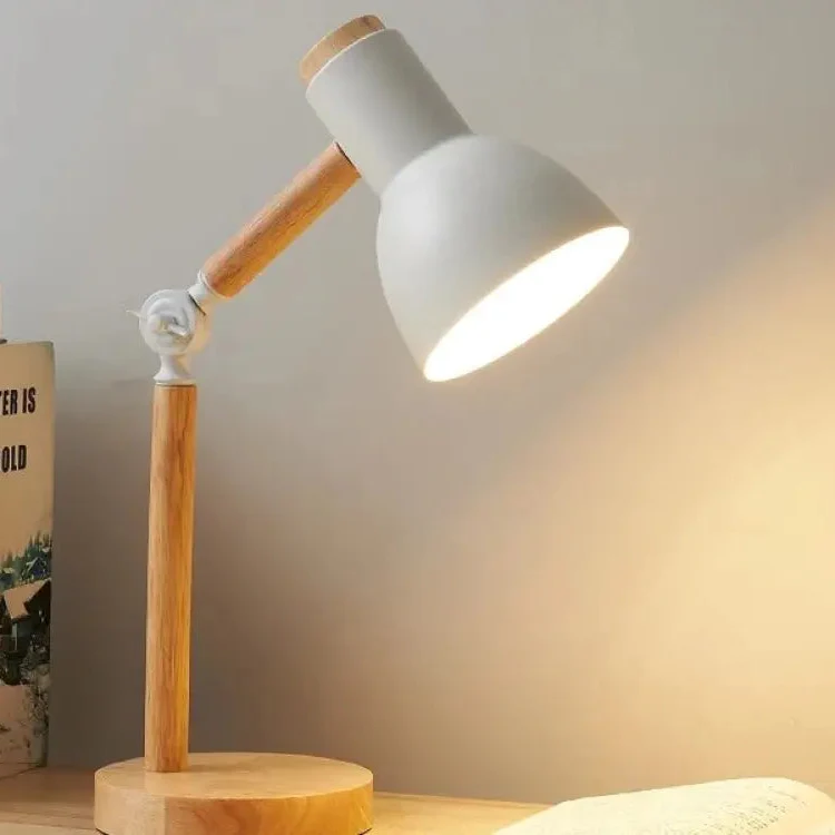 Lámpara de Mesa de Diseño en Madera Real. Ideal lectura con Luz Roja - Image 5