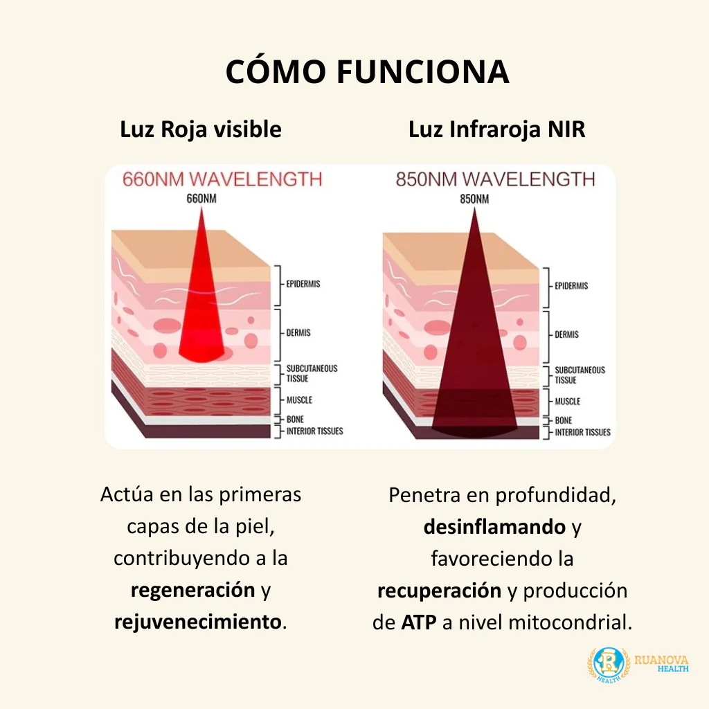 Panel de Terapia de Luz Roja e Infrarroja Portátil - Image 4